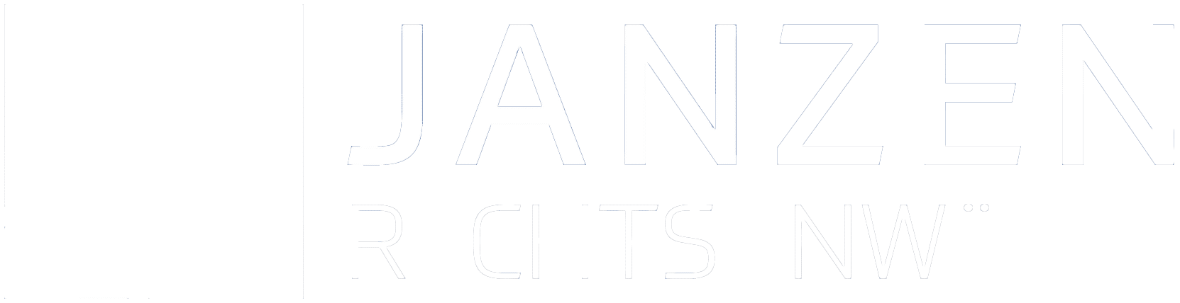 Logo in weiß - Janzen Rechtsanwälte aus Hamburg